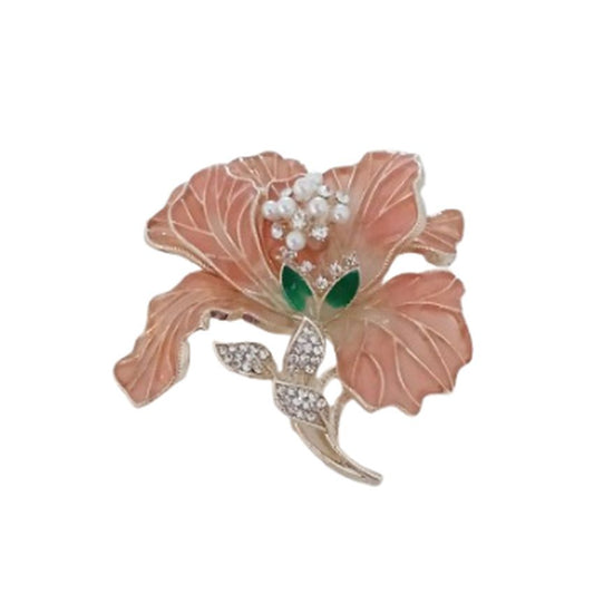 3D Diamante Flower Brooch
