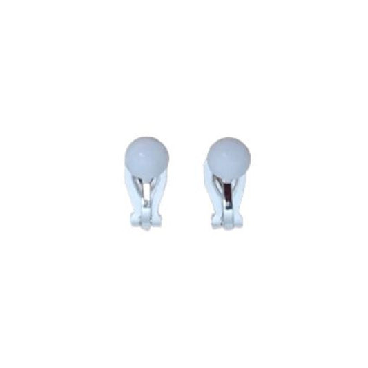 6mm Stud Pearl Clip On Earrings