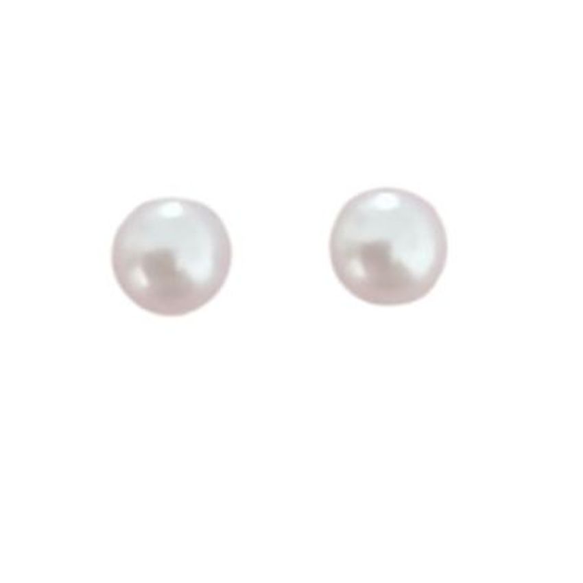 6mm Pearl Communion Clip On Earrings