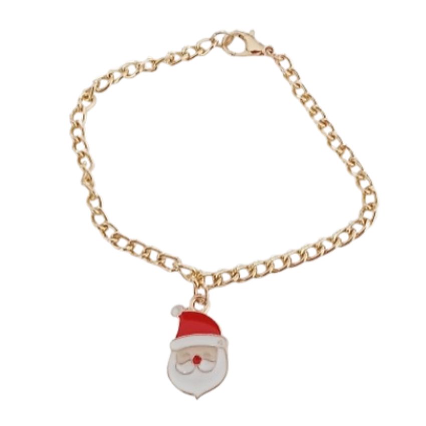7cm Christmas Bracelet With Santa Charm