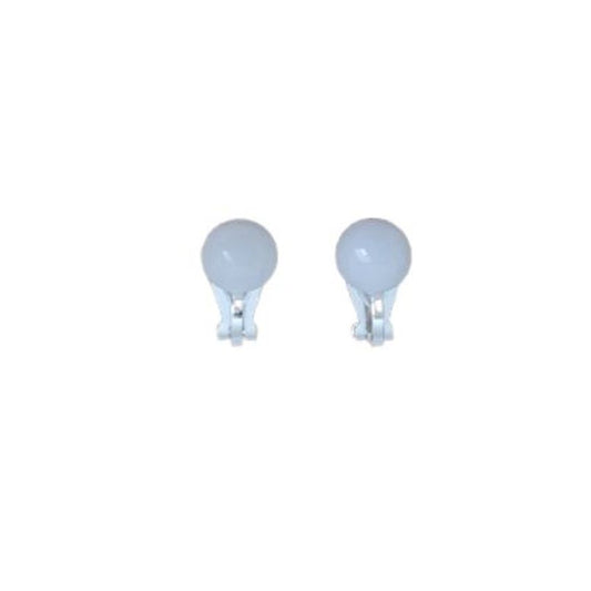 8mm Stud Pearl Clip On Earrings