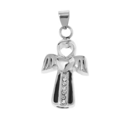Angel Wings Cremation Ashes Pendant