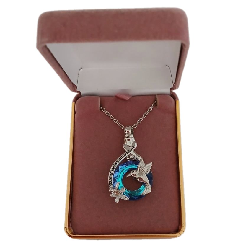 Bird And Flower Cremation Ashes Locket(2)