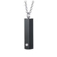 Black Oblong Memorial Ashes Locket