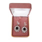 Black Bling Diamante Clip On Earrings(2)