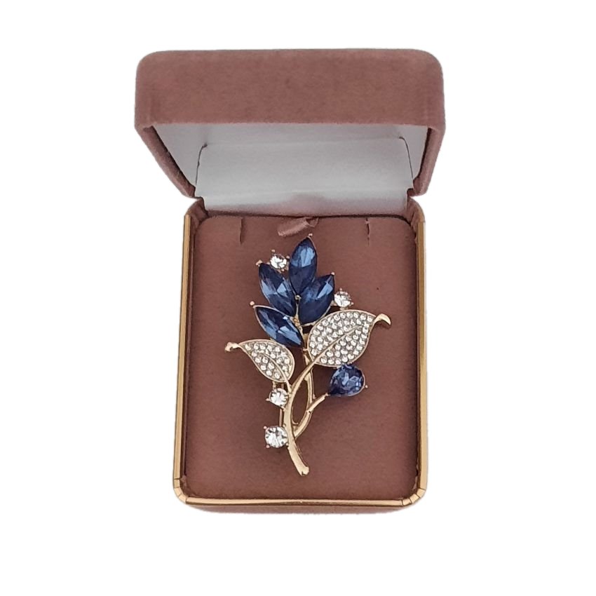 Blue And White Flower Brooch(2)