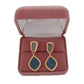 Blue Grey Drop Clip On Earrings(2)