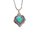 Blue Heart Centre Cremation Ashes Locket