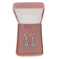 Blue Ice Drop Clip On Earrings(2)