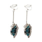 Blue Butterfly Clip On Earrings