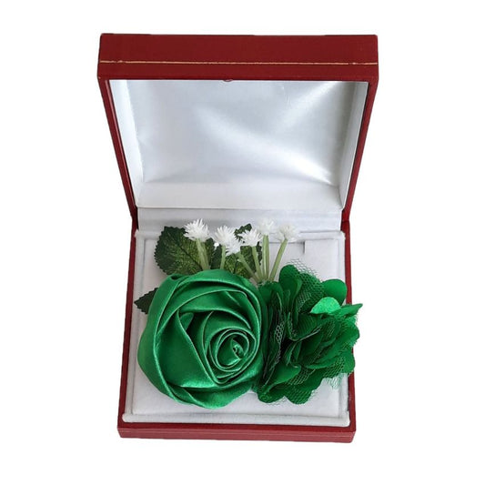 Bouquet Green Flower Wrist Corsage