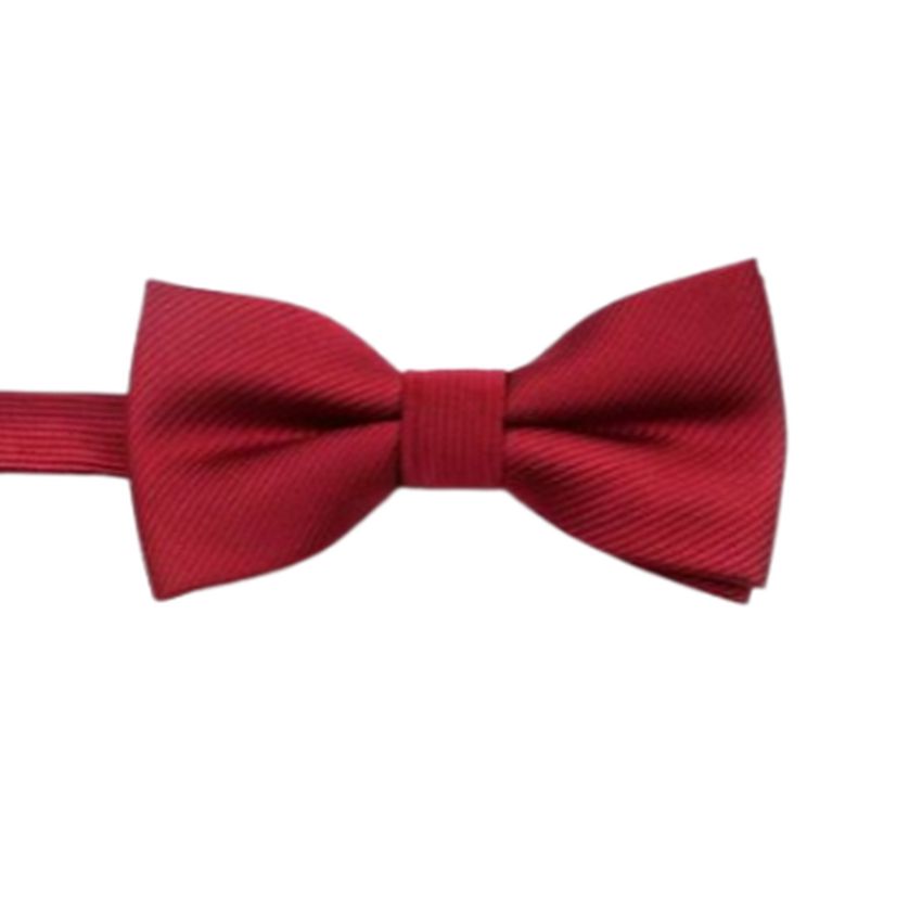 Boys Adjustable Deep Red Dickie Bow Tie