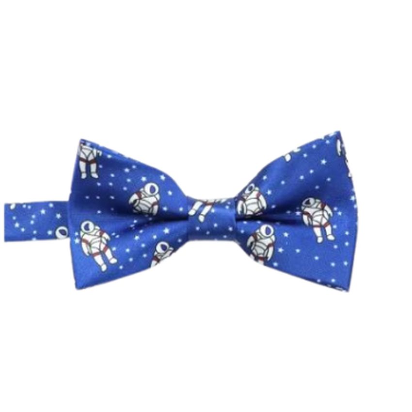 Boys Blue Spaceman Dickie Bow Tie