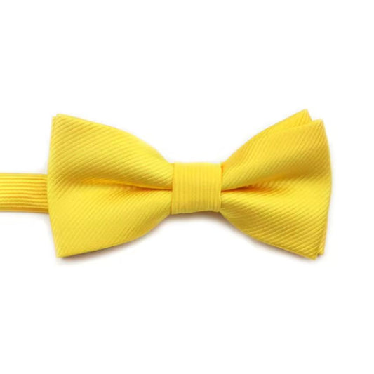 Boys Dandelion Yellow Stripe Dickie Bow
