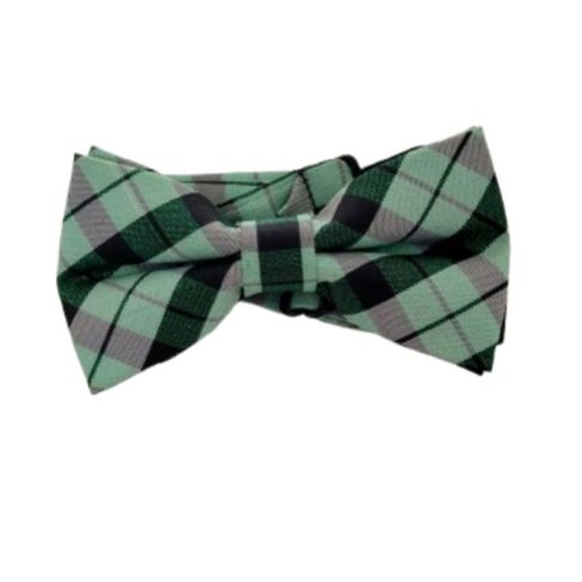 Boys Slight Sparkle Green Dickie Bow Tie