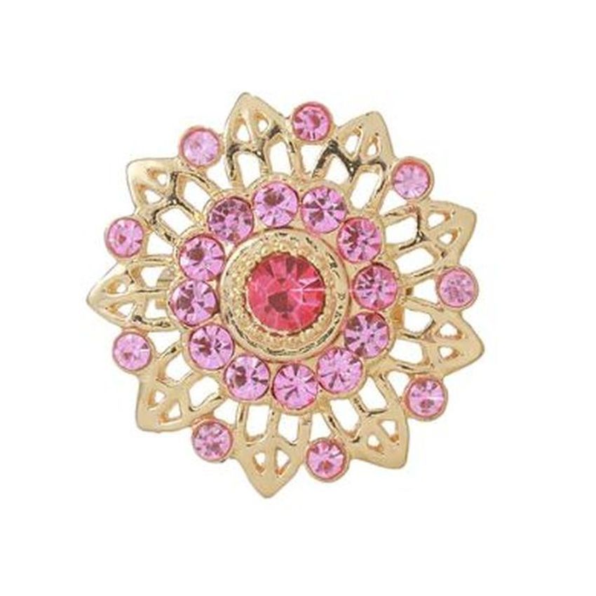 Bright Pink Ladies Brooch
