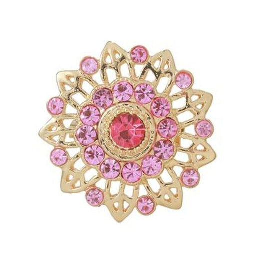 Bright Pink Ladies Brooch
