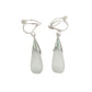 Bullet Drop Pearl Clip On Earrings