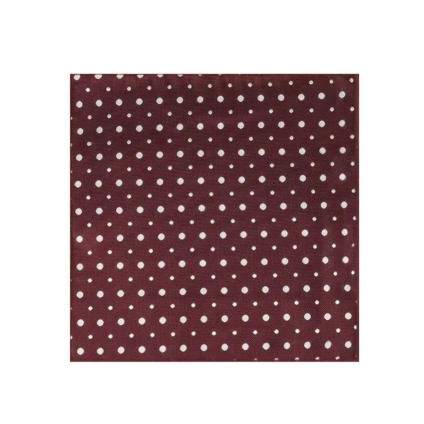 Burgundy Bubbly Pocket Square Hanky