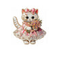 Cat With Flowers Brooch