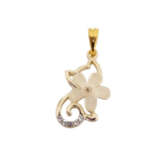 Cat And Flower Childrens Fashion Pendant