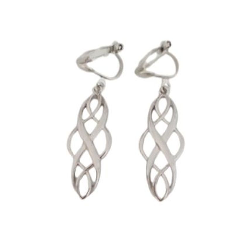 Celtic Design Clip On Earrings