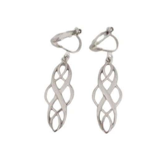 Celtic Design Clip On Earrings
