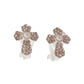 Centre Pearl Communion Clip On Earrings