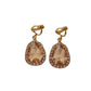 Champagne Gold Clip On Earrings