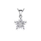 Childrens Small Sterling Silver Flower Pendant