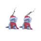 Christmas Cat Acrylic Earrings