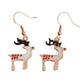 Christmas Reindeer Hook Earrings
