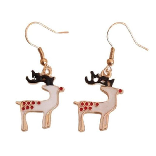 Christmas Reindeer Hook Earrings
