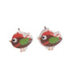 Christmas Robin Acrylic Earrings