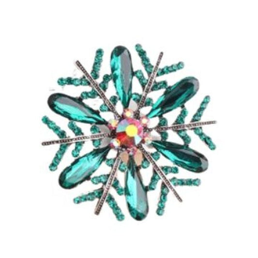 Christmas Snowflake Ladies Brooch