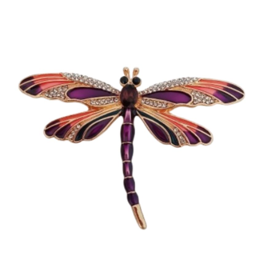 Colourful Fashion Dragonfly Brooch
