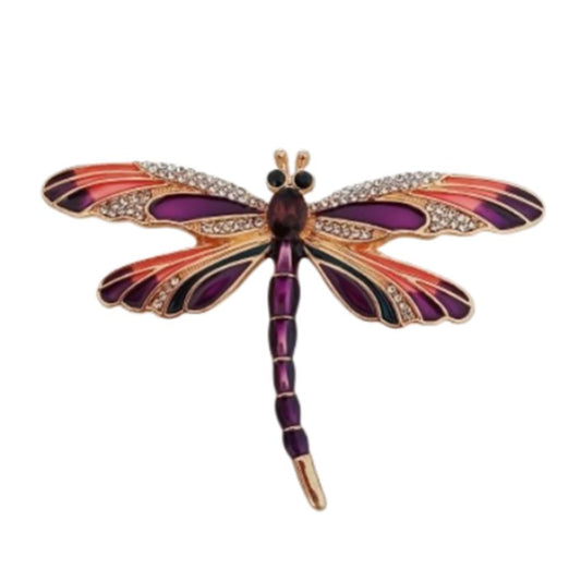 Colourful Fashion Dragonfly Brooch