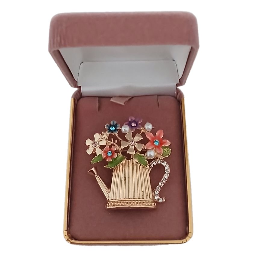Colourful Watering Can Brooch(2)