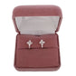 Crystal Flower Stud Clip On Earrings(2)