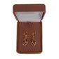 Crystal Multi Colour Leaf Clip On Earrings(2)