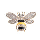 Crystal Wing Bee Brooch