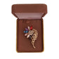 Crystal Multi Colour Ladies Brooch(2)