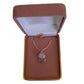 Cubic Zirconia Face Silver Body Kitty Cat Pendant