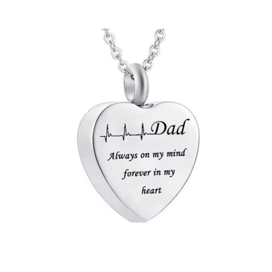 Dad Guardian Angel Memorial Ashes Locket
