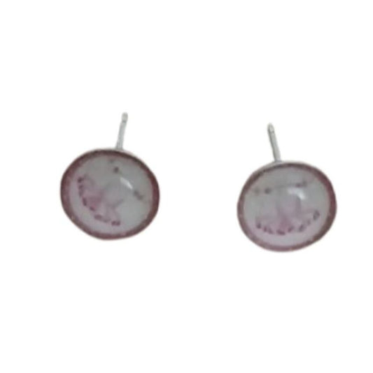 Dancer Dress Sterling Silver Childrens Earrings