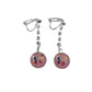 Dangly Butterfly Clip On Earrings