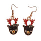 Dangly Christmas Reindeer Earrings