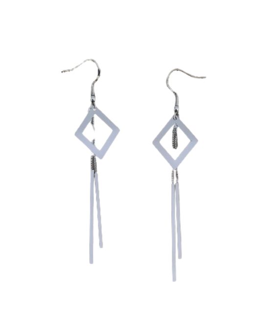 Dangly Drop Silver Dangly Earrings