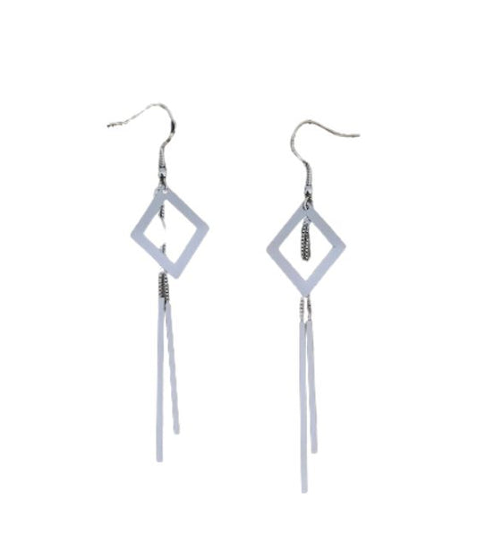Dangly Drop Silver Dangly Earrings