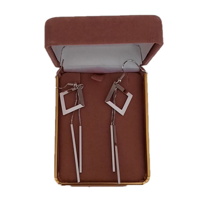 Dangly Drop Silver Dangly Earrings(2)